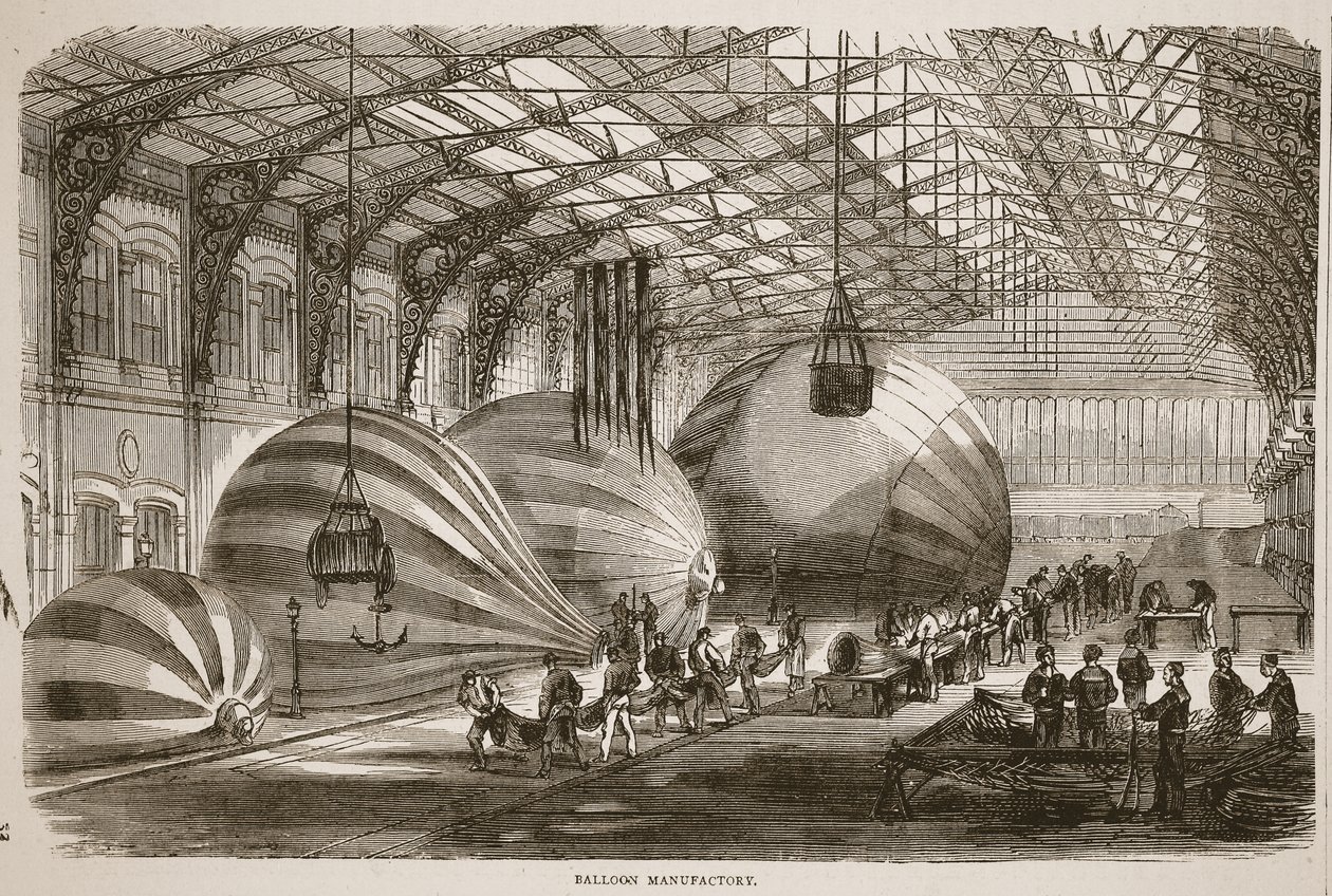 Usine de ballons, illustration de l