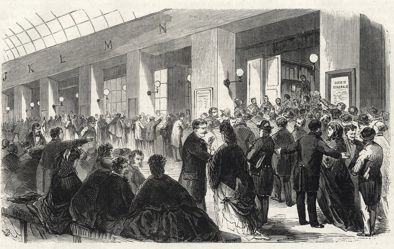 Banque - Société Générale - émission de cinq et deux francs - 1871 - French School