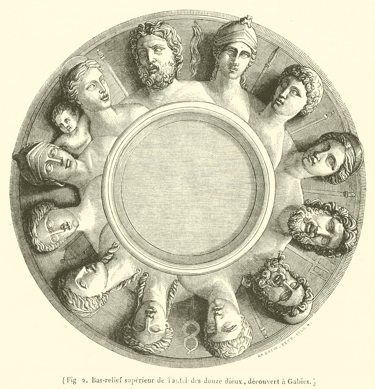 Bas-relief superieur de l