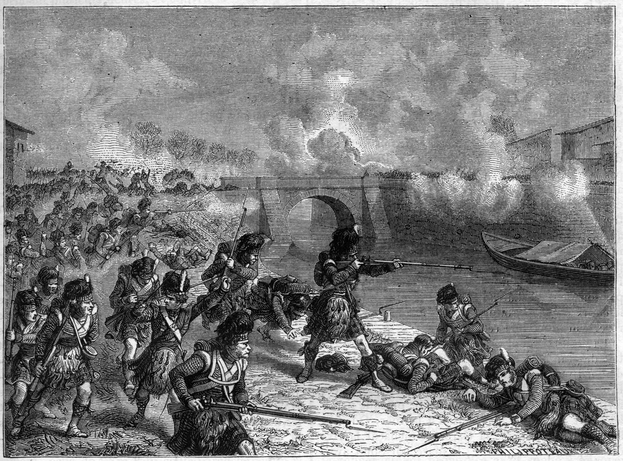 Bataille de Toulouse : dernière bataille entre les forces britanniques et espagnoles sous Wellington contre les Français 1814 - Bataille de Toulouse 10 avril 1814 entre les troupes de l