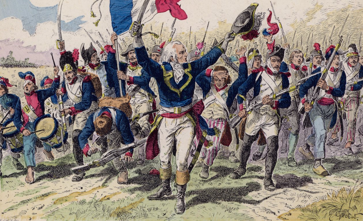 Bataille de Valmy - French School