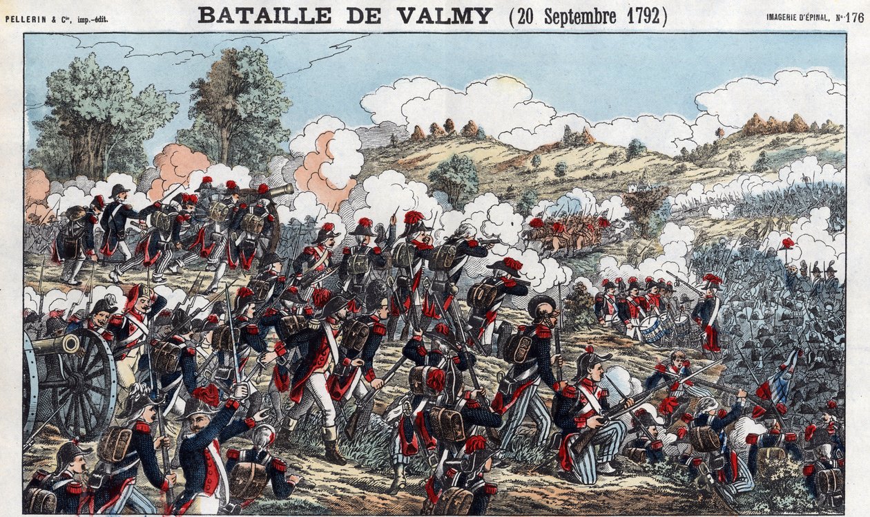 Bataille de Valmy le 20 septembre - French School