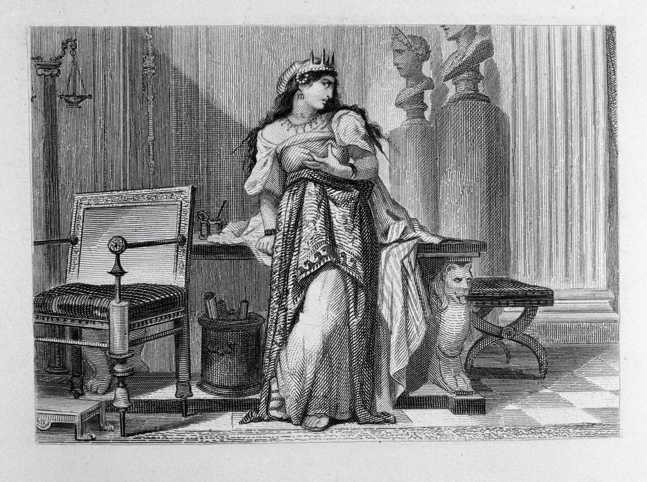 Bérénice, illustration pour Bérénice de Jean Racine - French School