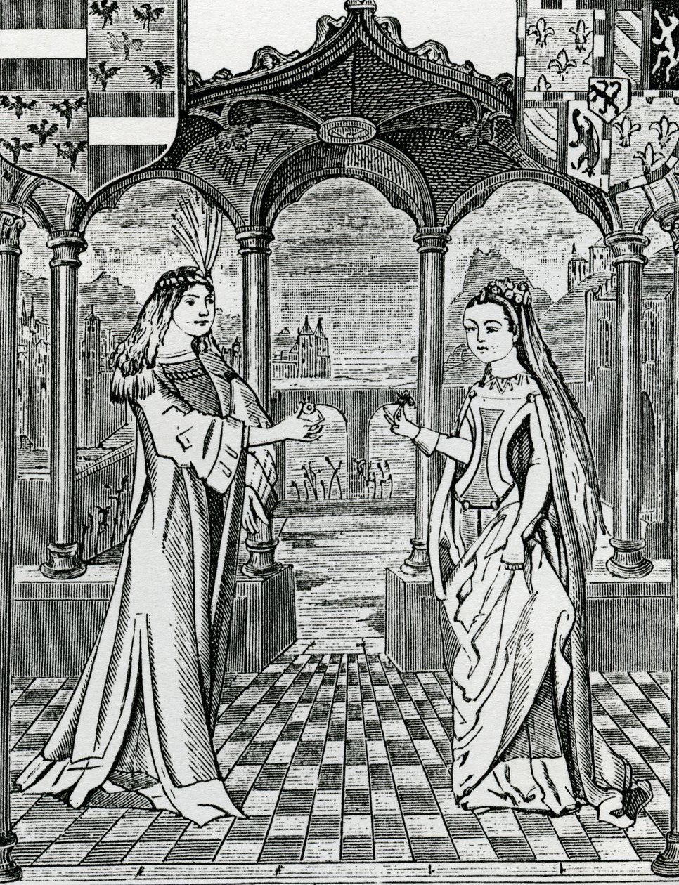 Fiançailles de Maximilien Ier et Marie, duchesse de Bourgogne en 1477, d