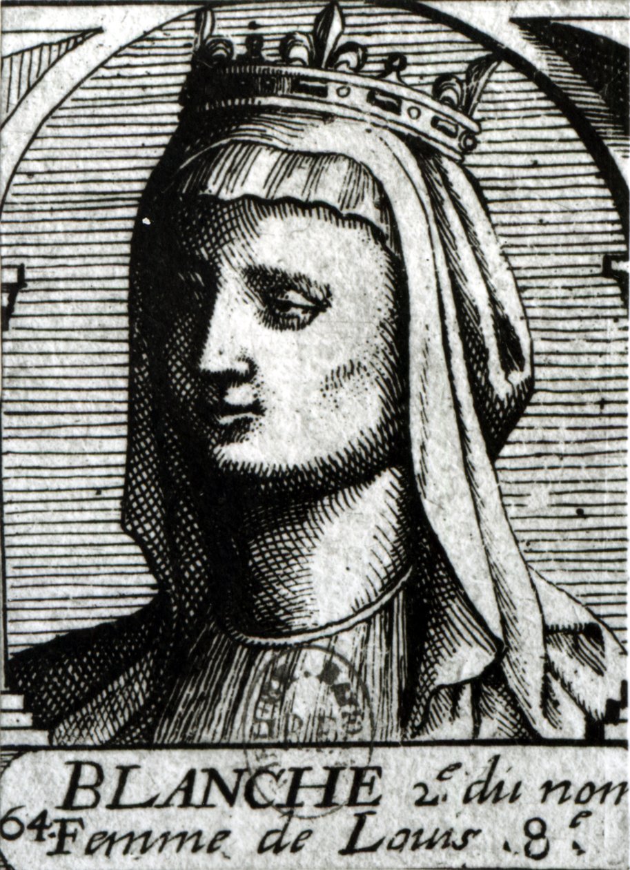 Blanche de Castille (1188-1252) Reine de France - French School