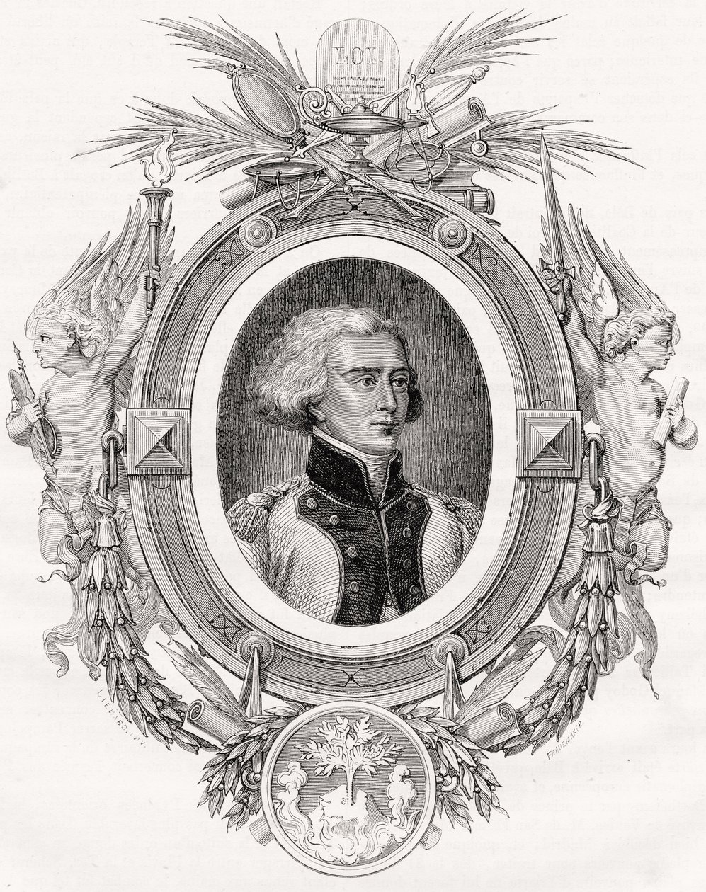 Bon-Adrien Jeannot de Moncey, duc de Conegliano, gravé par Pannemaker-Ligny d