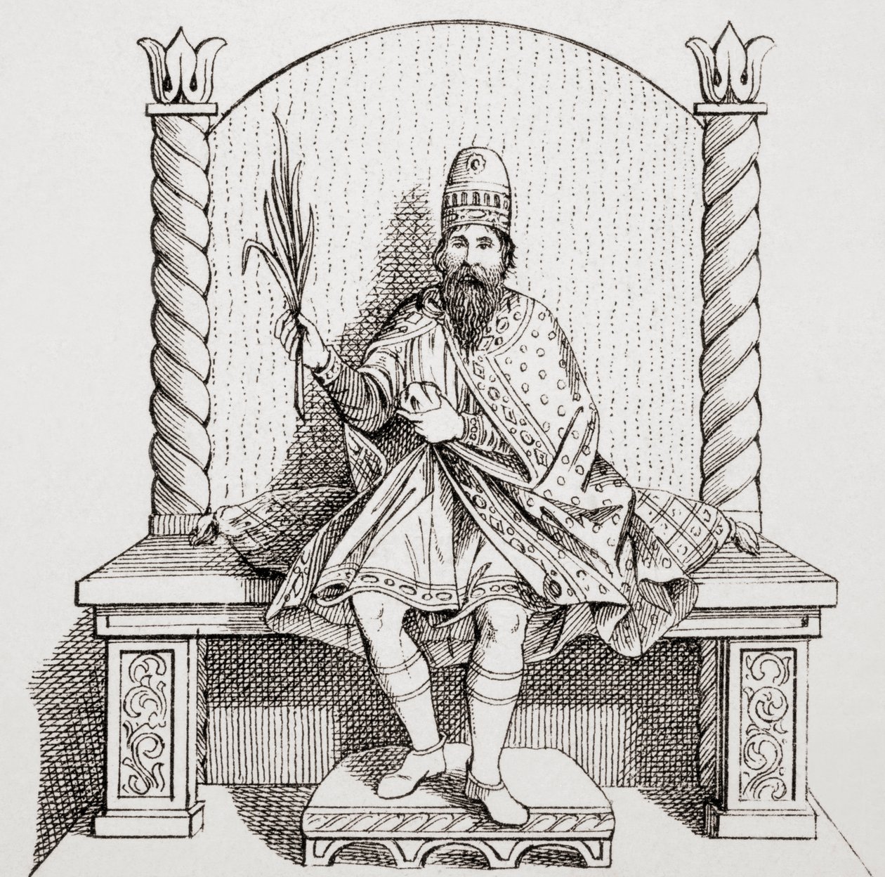 Boniface III de Toscane, margrave de Toscane, alias Boniface IV ou Boniface de Canossa, 985-1052, extrait de L
