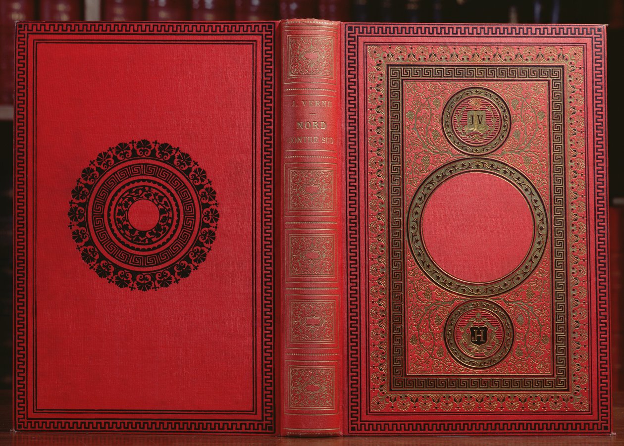 Couverture de Nord contre Sud par Jules Verne (1828-1905) - French School