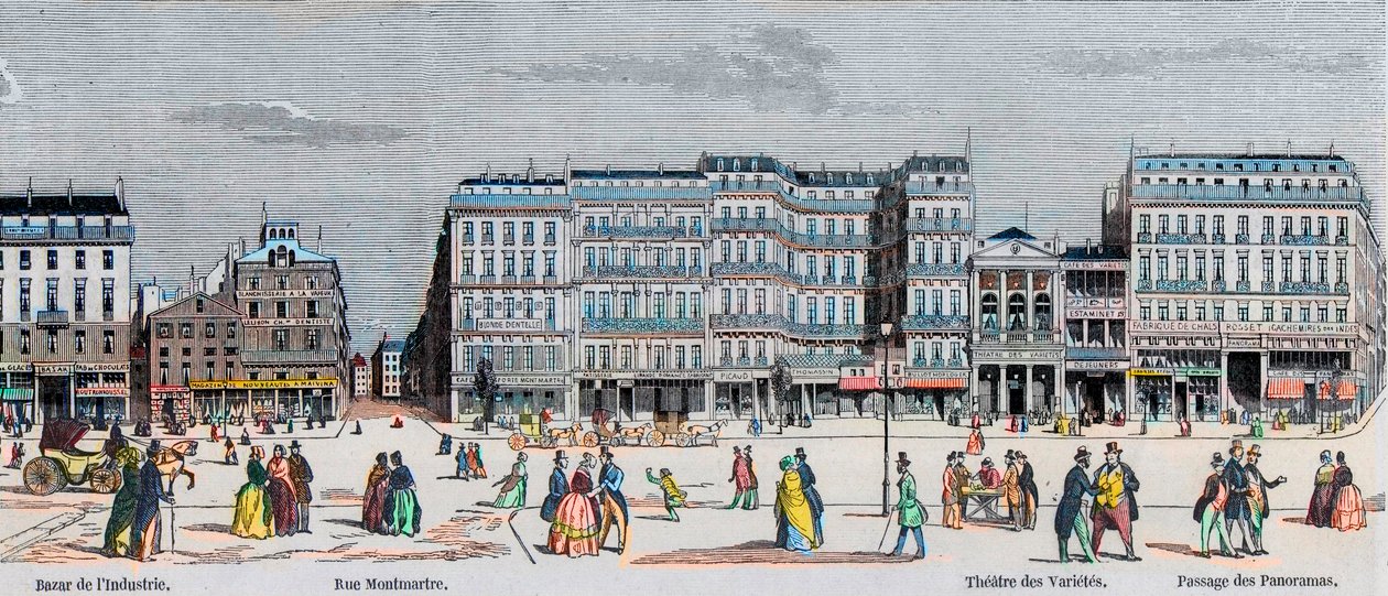 Boulevard Poissonnière et Boulevard Montmartre - bazar de l