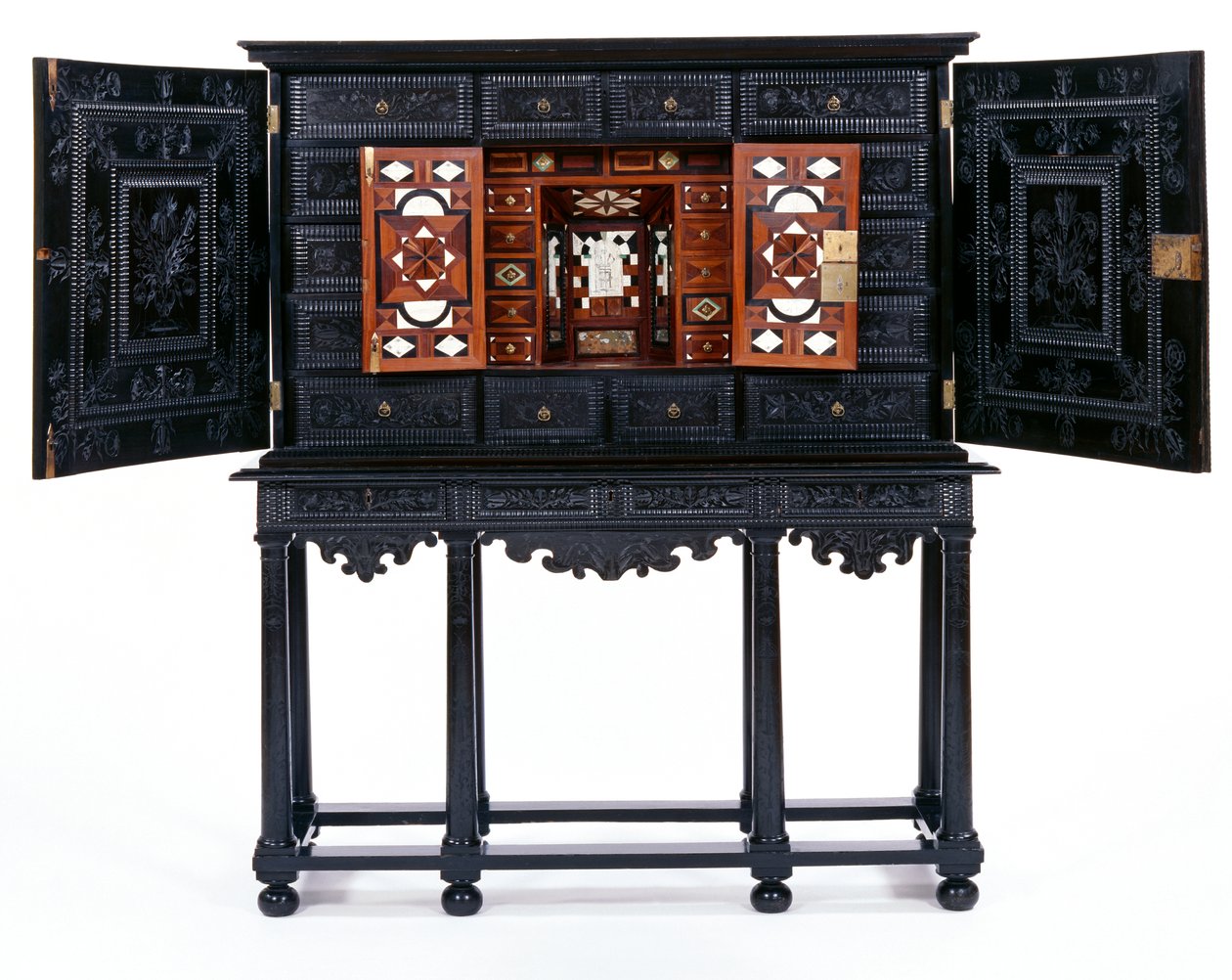 Cabinet sur pied - French School
