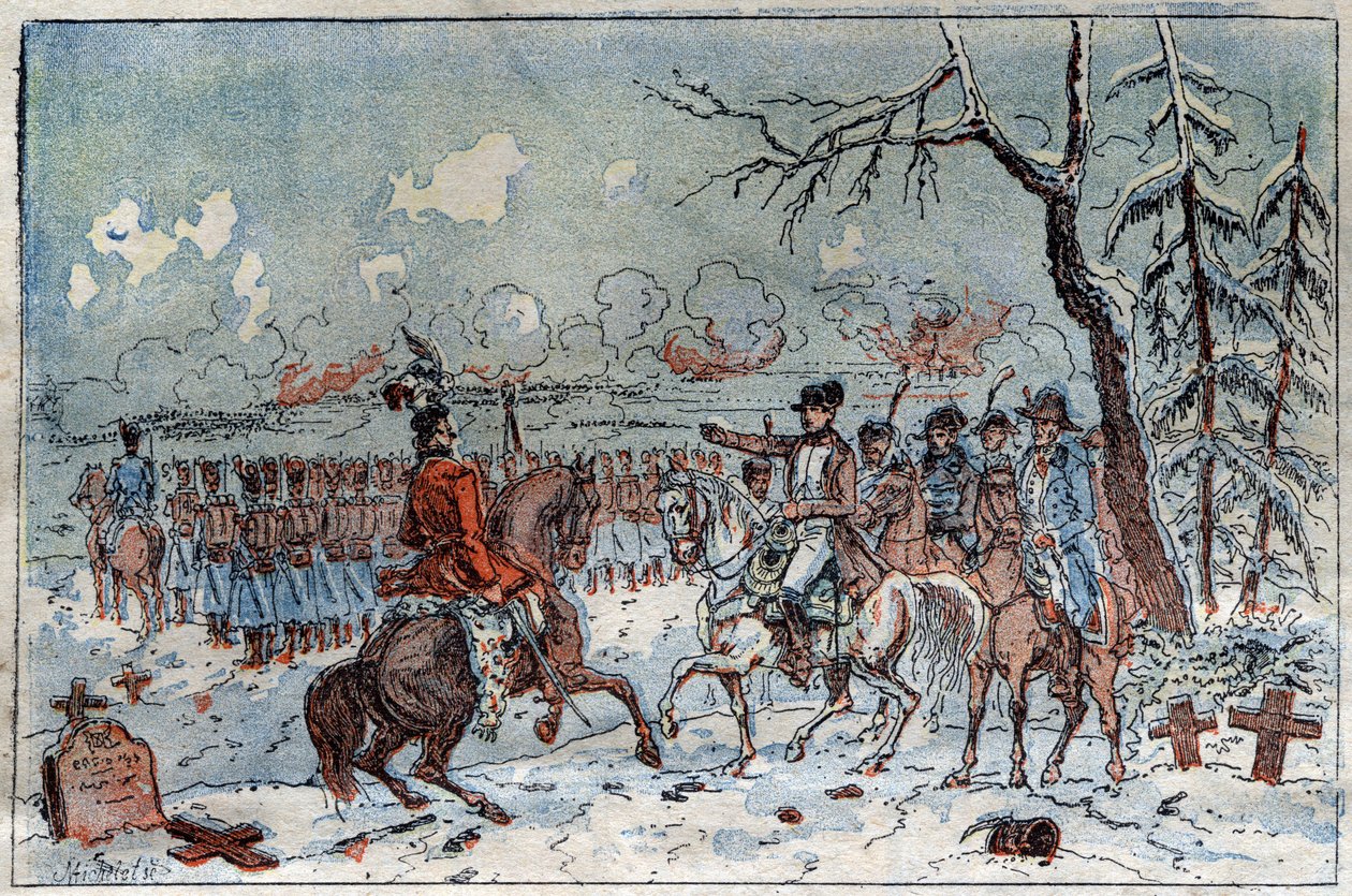 Campagne de Prusse et de Pologne (1806-1807) : "Napoléon Ier (1769-1821) sur le champ de bataille d