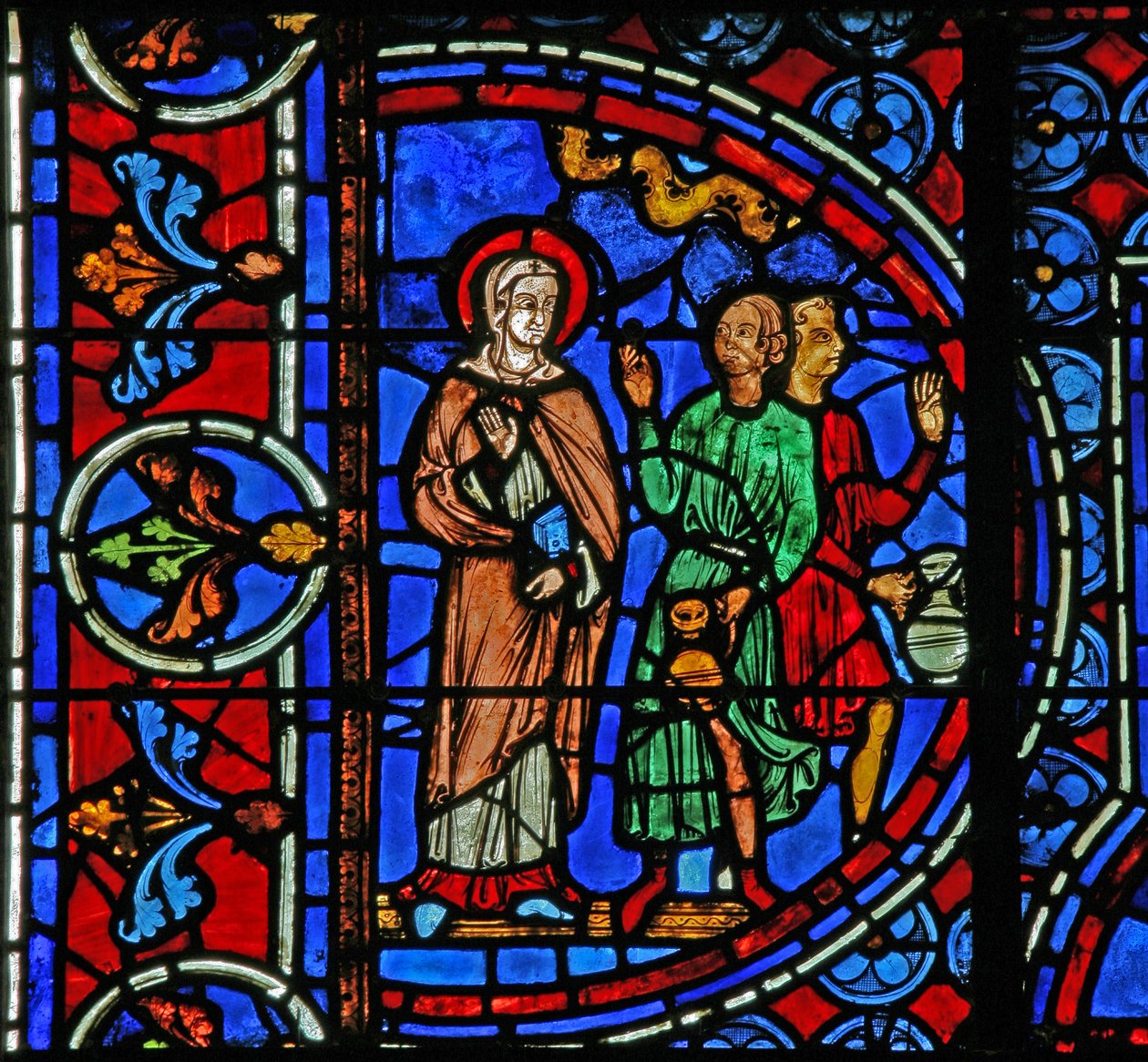 Les Noces de Cana : Marie dit aux serviteurs de faire ce que dit le Christ - French School