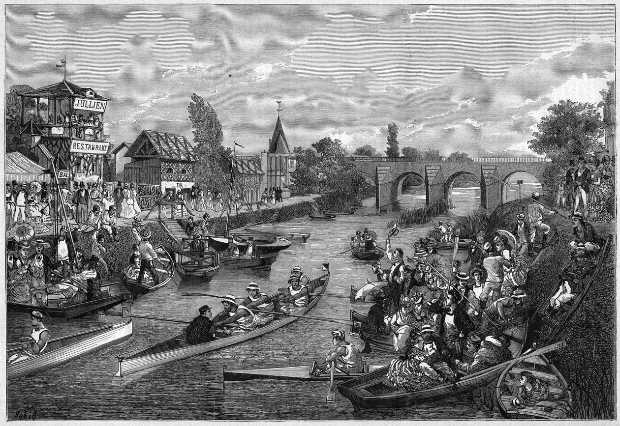 Canoë sur la Seine à Joinville-le-Pont - French School