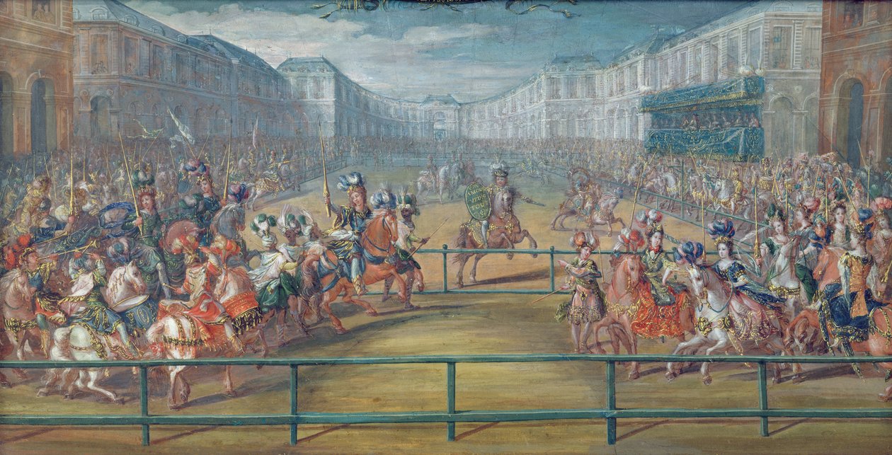 Carrousel des Amazones en 1682 - French School