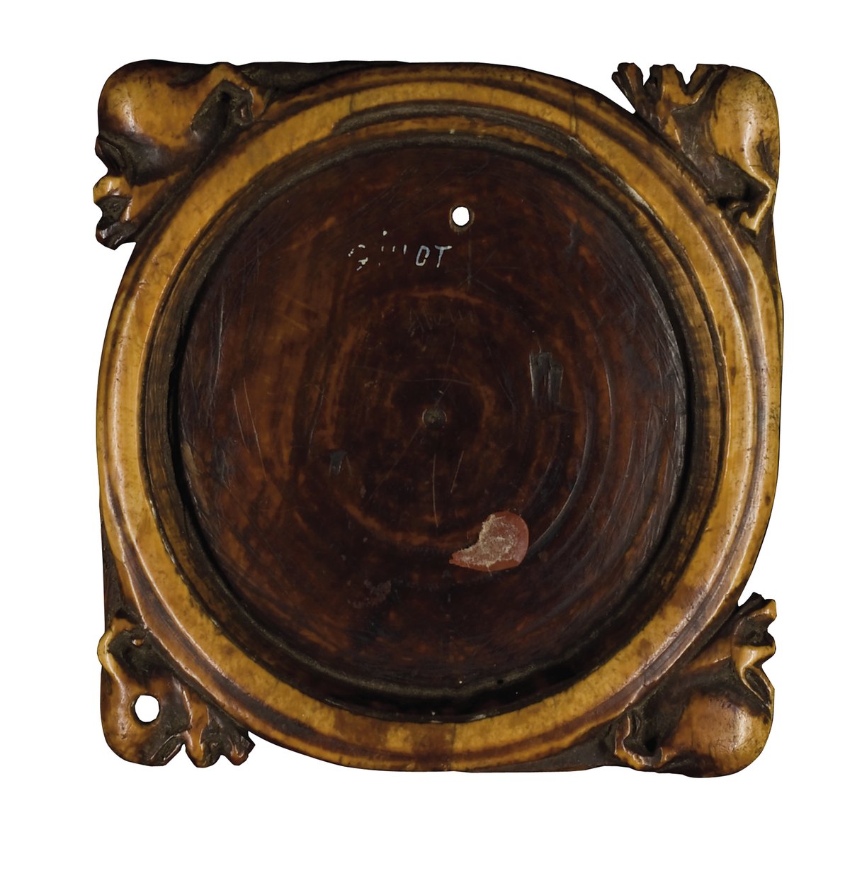 Couvercle de miroir sculpté, Paris - French School