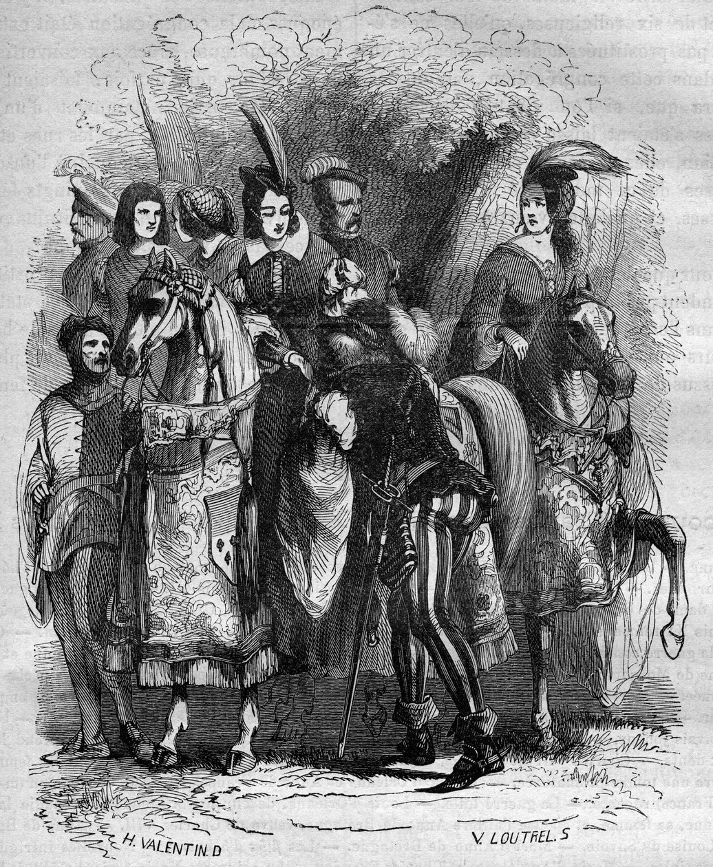 Affaire de la Tour de Nesle : Princesse Marguerite de Bourgogne (1290-1315) et ses deux sœurs (Jeanne et Blanche) accusées d