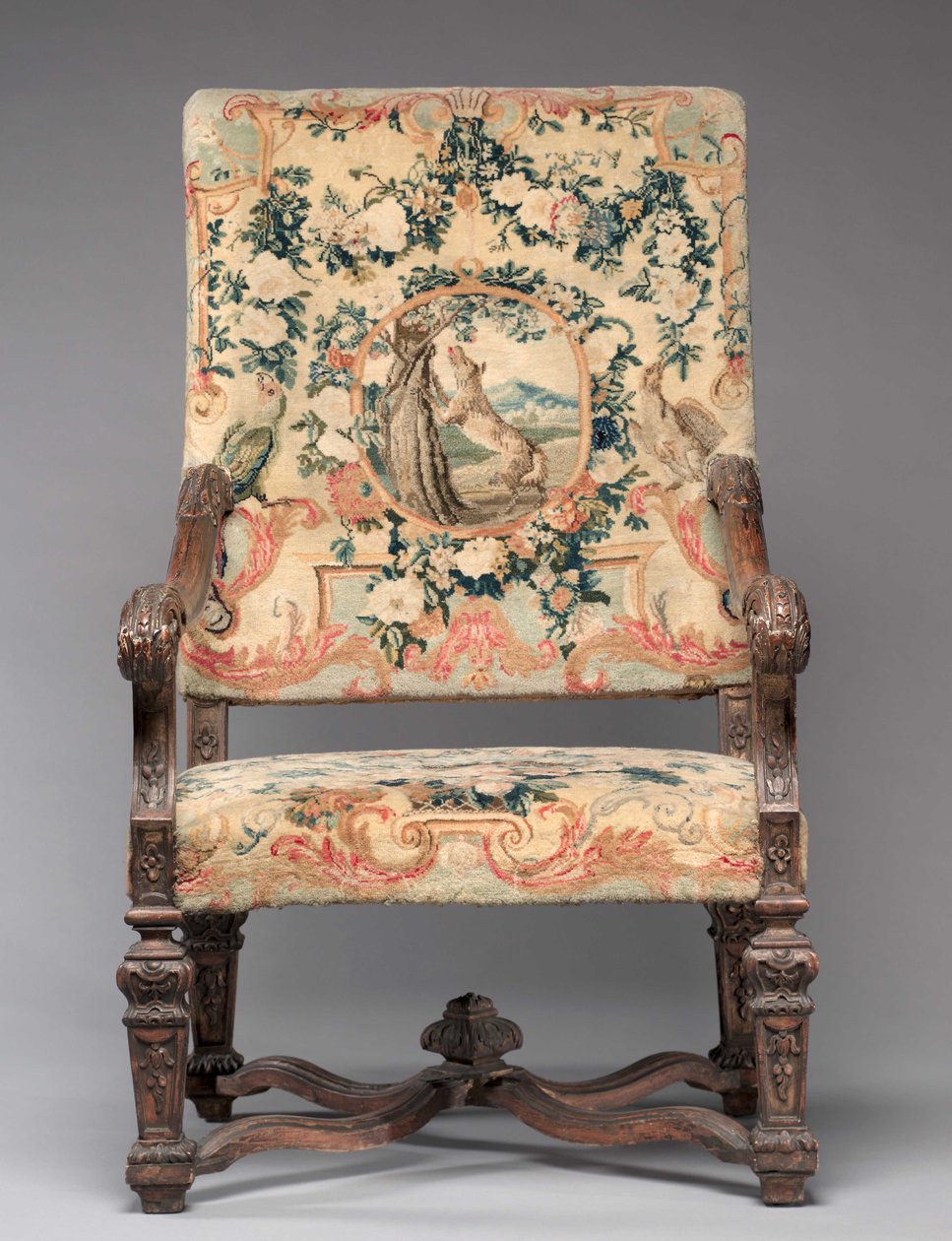 Chaise, fabricant Savonnerie Factory, avant 1717 - French School