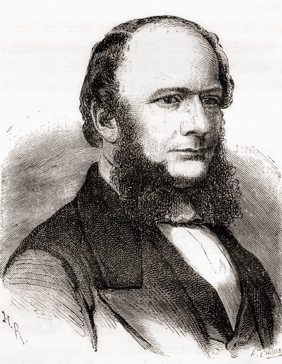 Charles William Siemens, des Merveilles de la Science, publié vers 1870 (gravure) - French School