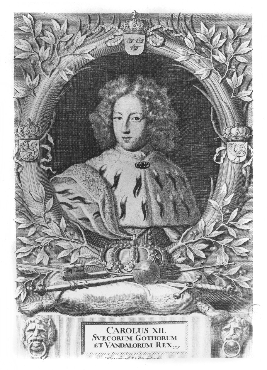 Charles XII, roi de Suède - French School