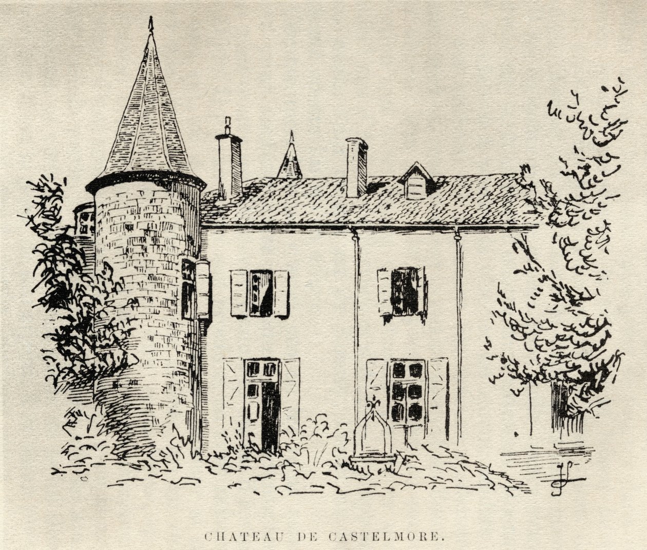 Château de Castelmore, des Mémoires de Charles de Batz-Castelmore Comte d