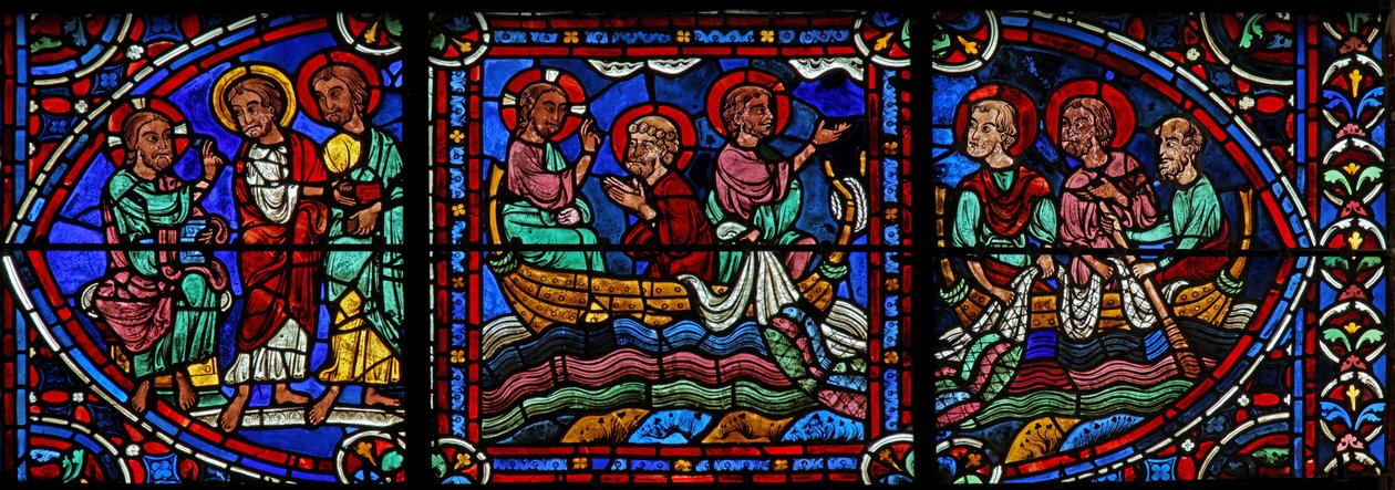 Christ - appelle Jacques et Jean - French School