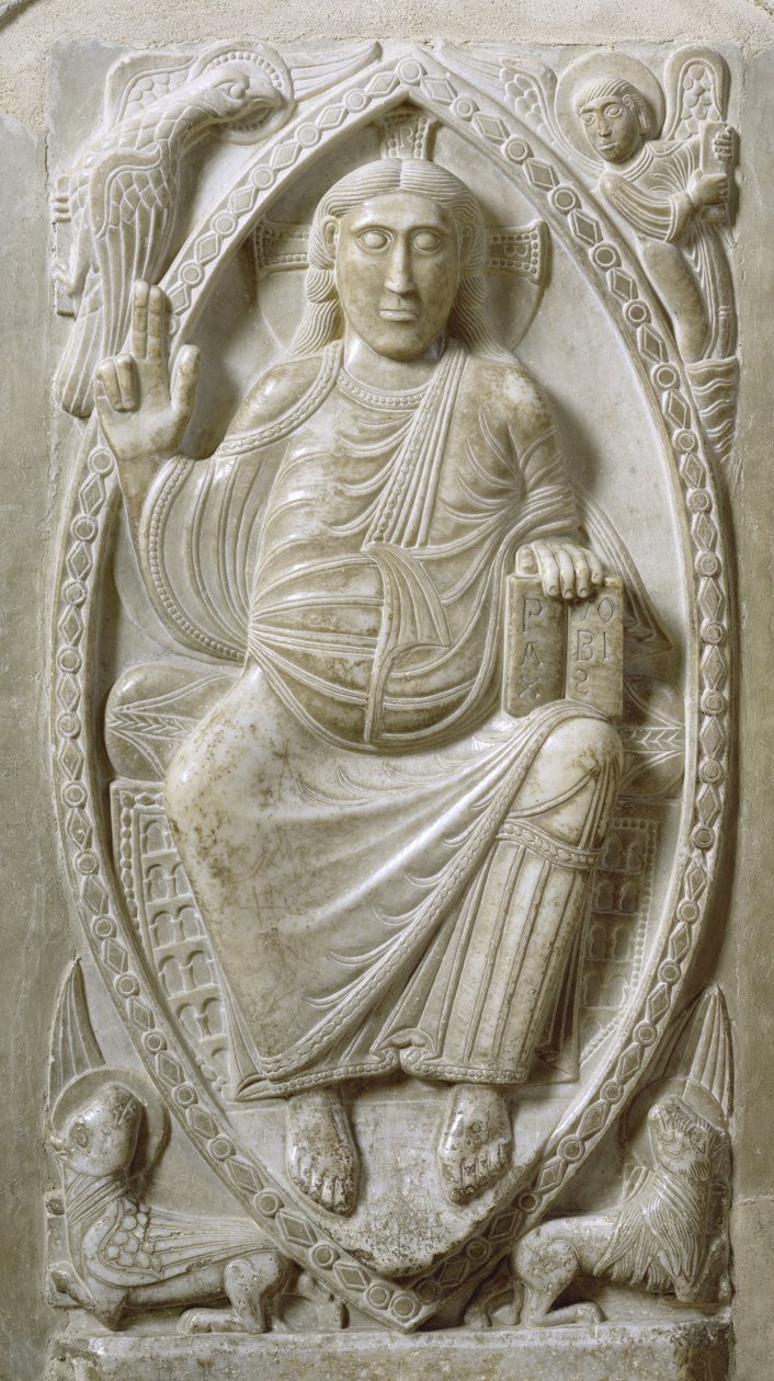 Christ en majesté, du déambulatoire - French School