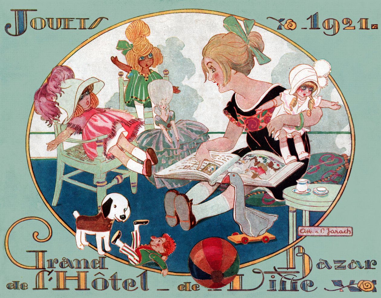 Jouets de Noël. 1921 (gravure) - French School