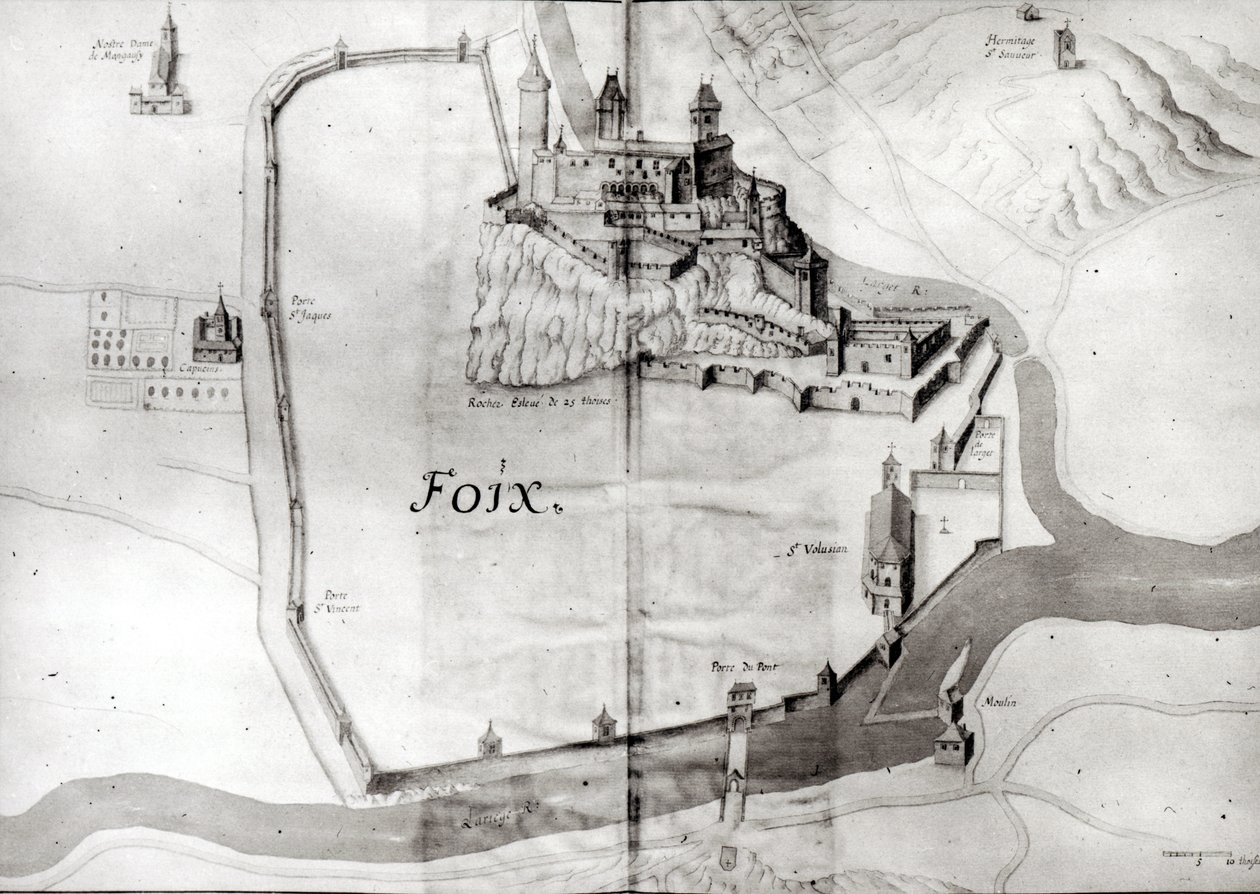 Ville de Foix, de Grand Atlas, début du 17e siècle - French School