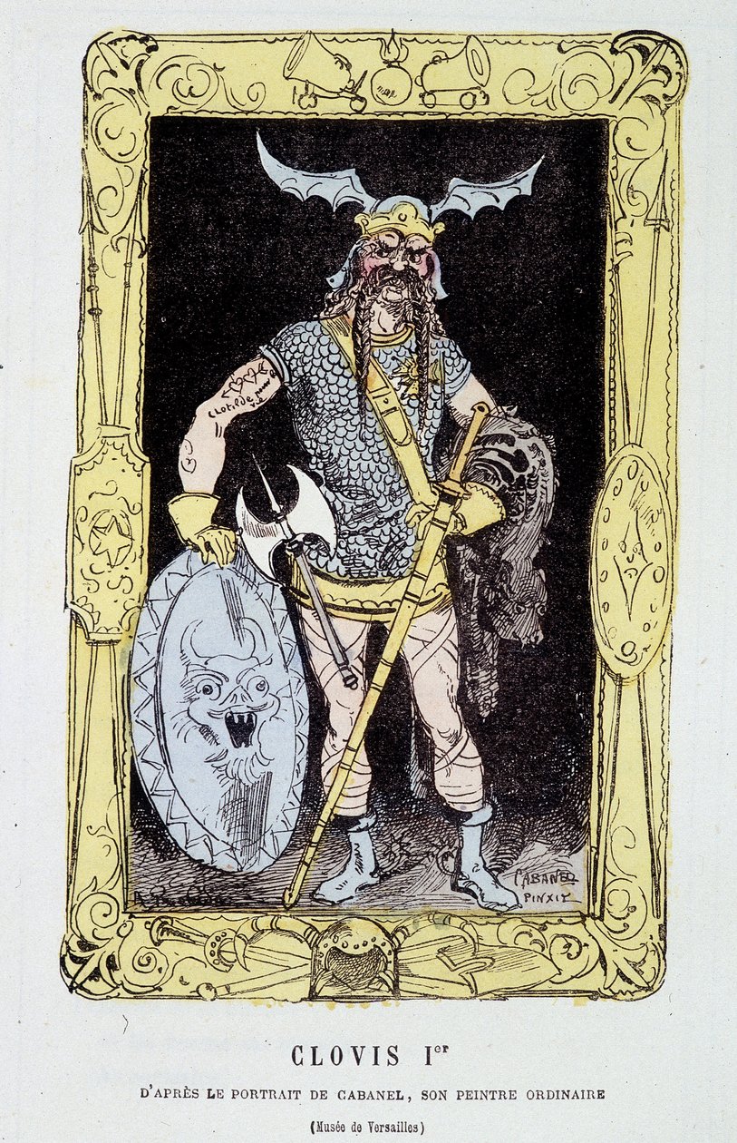 Clovis 1er - dans "Histoire de France Tintamarresque" par Touchatout - French School