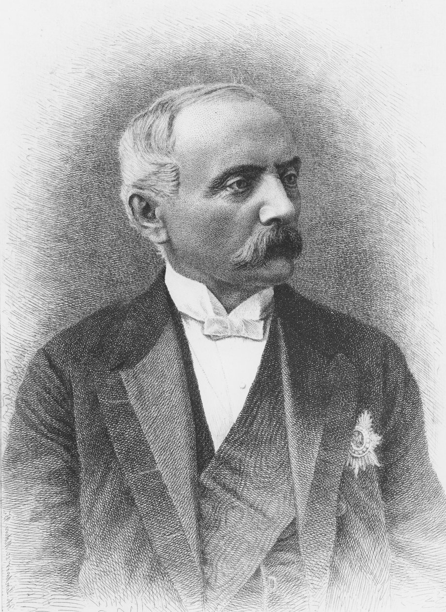Clovis, prince de Hohenlohe (gravure) - French School