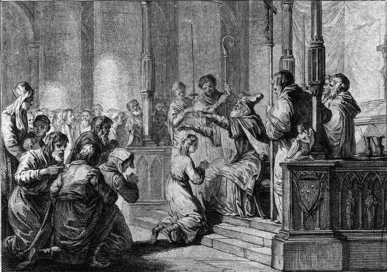 Consécration de Sainte Geneviève, vers 430 : Saint Germain, évêque d