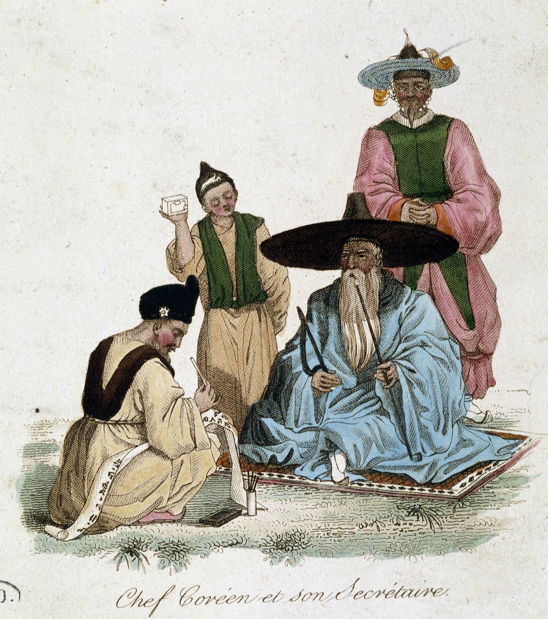 Chef coréen et son secrétaire - French School