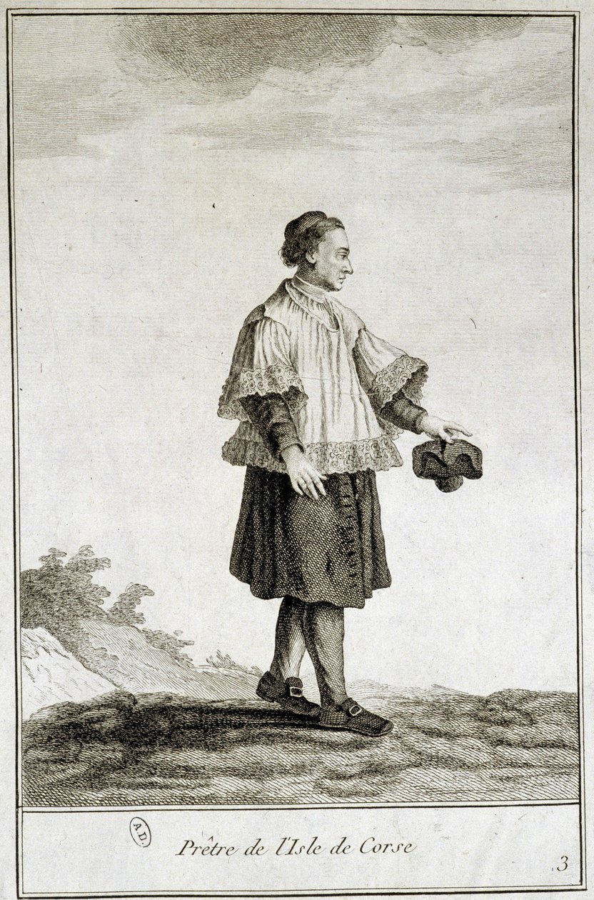 Prêtre corse - French School