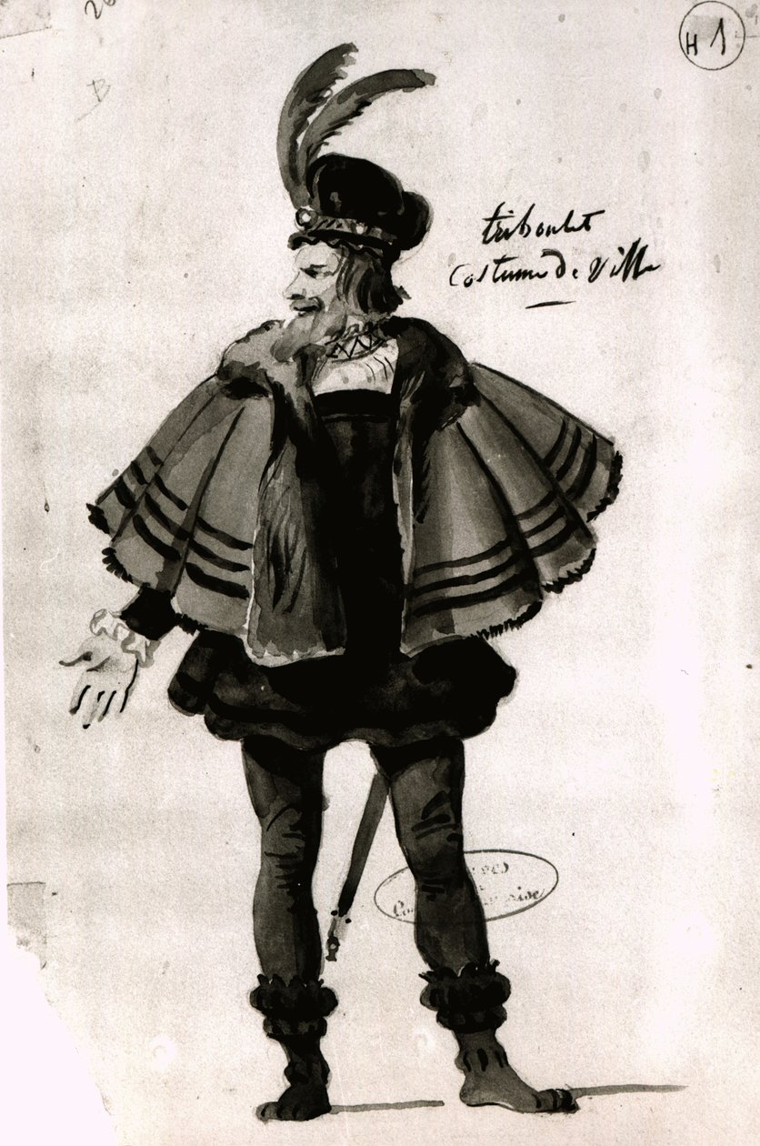 Costume pour Triboulet, dans Le Roi s
