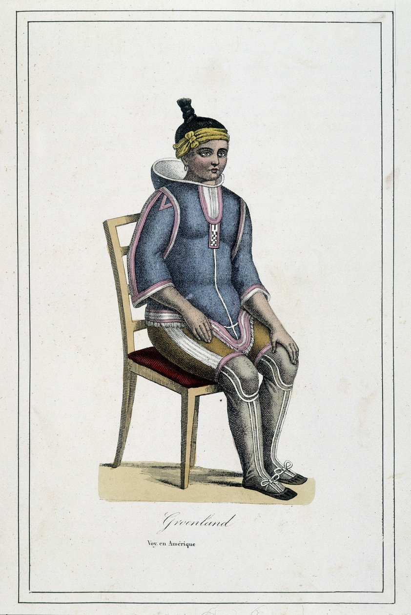 Costume du Groenland - dans "Album des voyages, les peuples de la terre" par l
