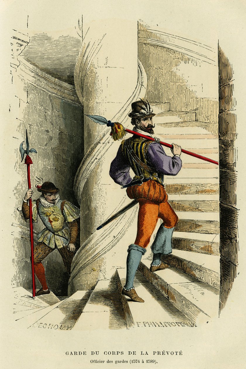 Costume du garde du prévôt, suivi d