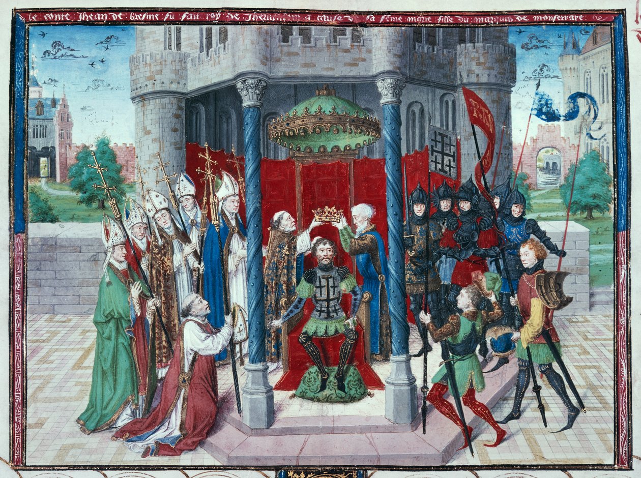 Comte Jean de Brienne, miniature tirée de 