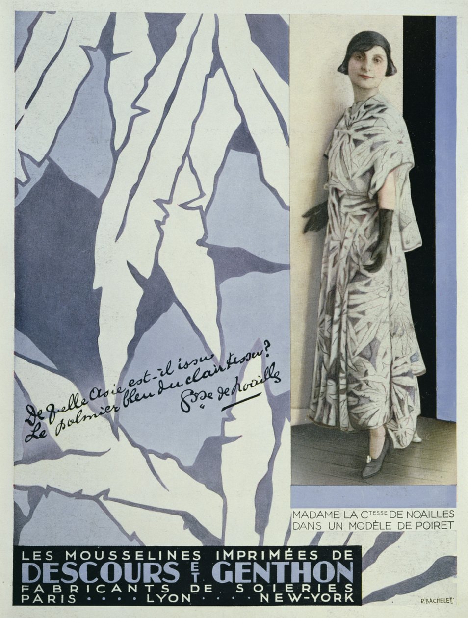 Comtesse Anna de Noailles (1876-1933) de Vogue, 1930 - French School