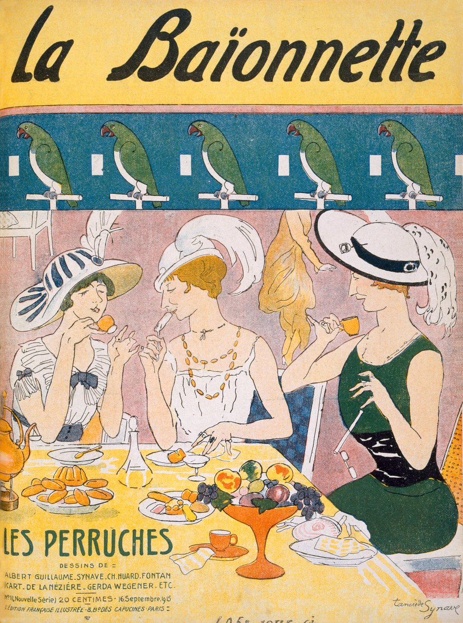 Illustration de couverture de La Baionnette, 1914-18 - French School