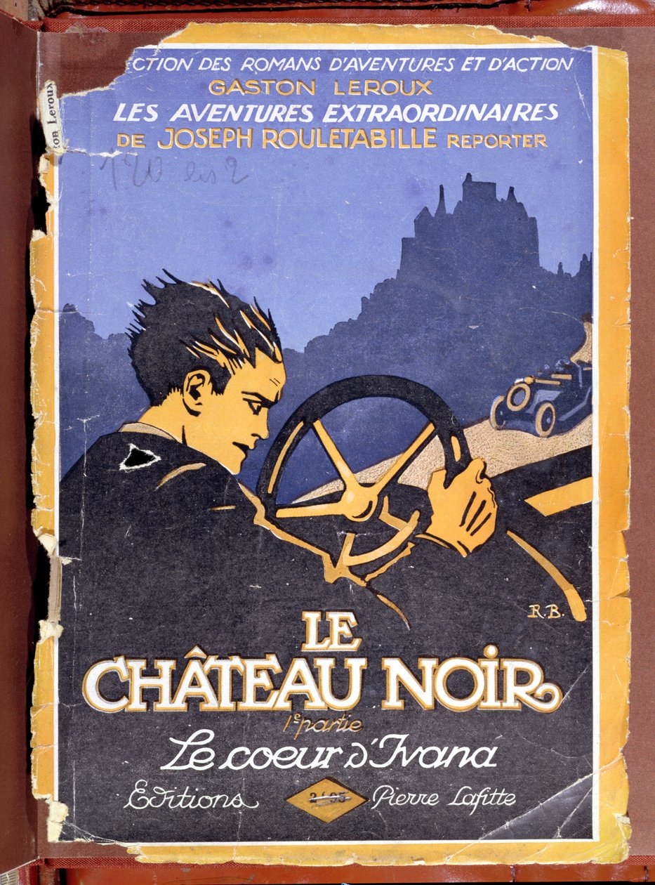 Couverture de Le Château Noir par Gaston Leroux (1868-1927) 1922 - French School
