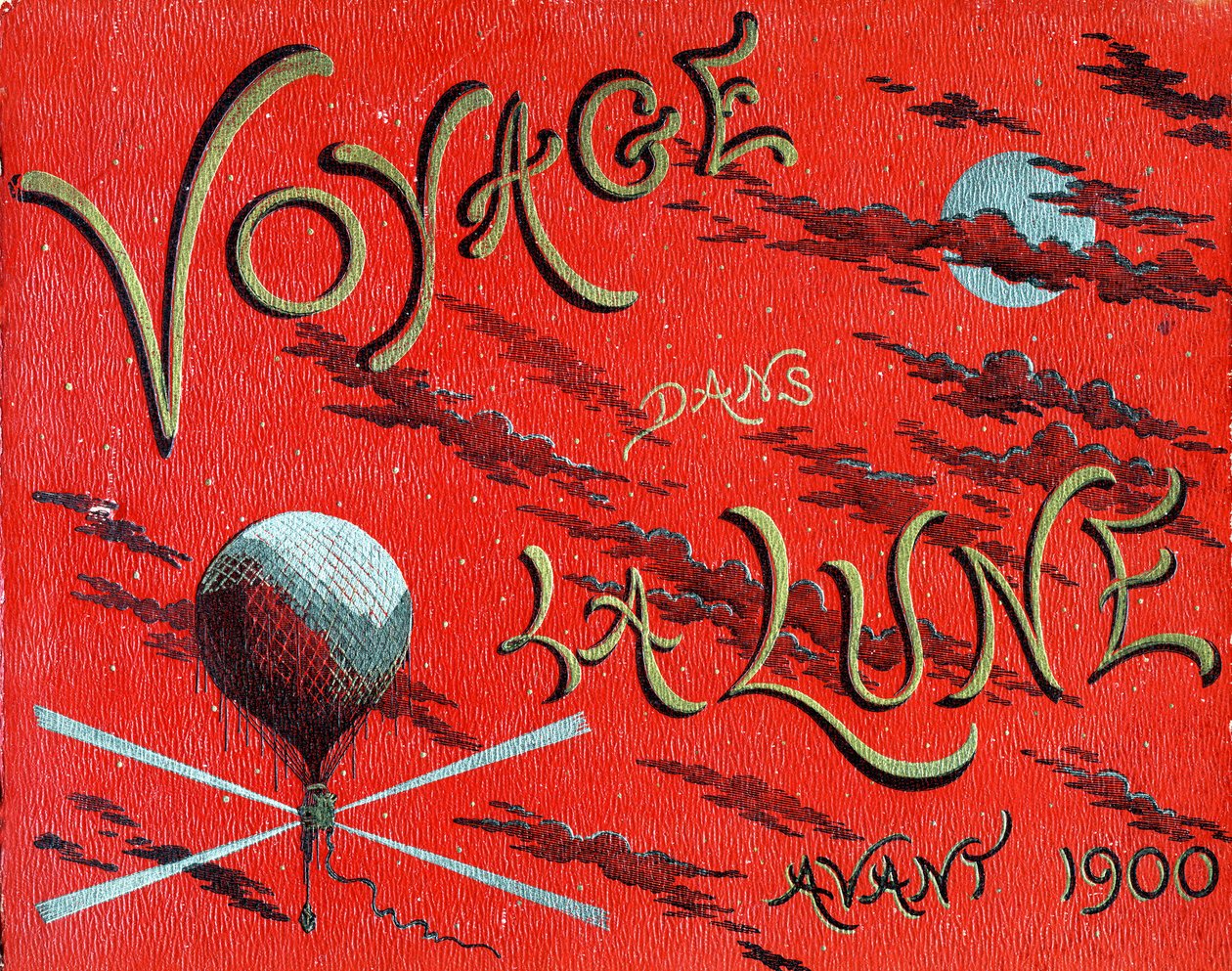 Couverture du livre « Voyage dans la lune avant 1900 » par A. de Ville d