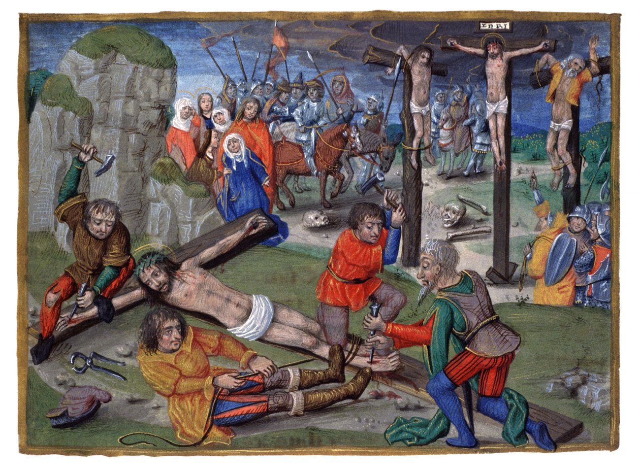 Crucifixion de Jésus - French School