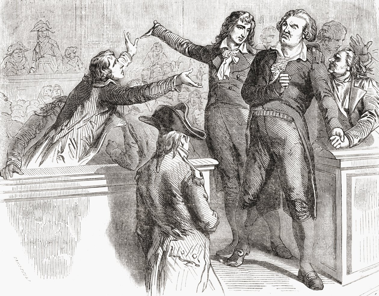 Danton et Desmoulins se défendent devant la Convention, 30 mars 1794, de 