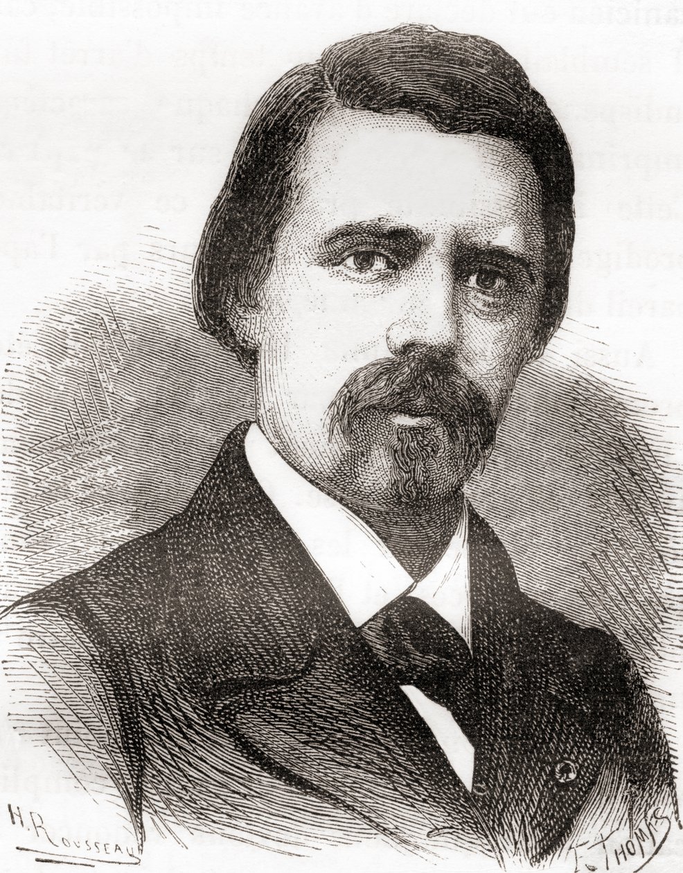 David Edward Hughes, des Merveilles de la Science, publié vers 1870 (gravure) - French School