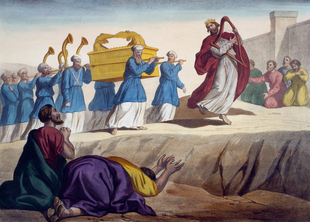 David escortant l