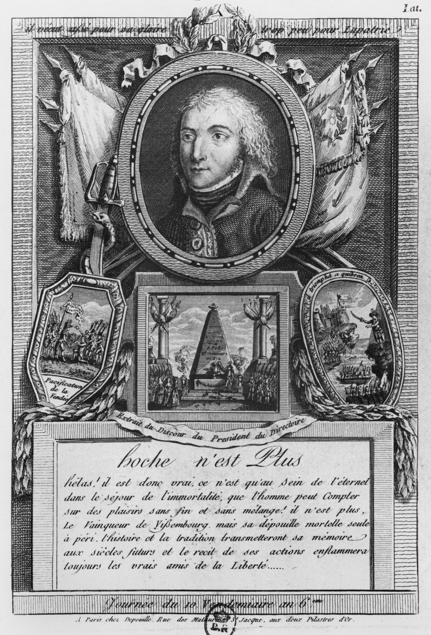 La mort du général Louis Lazare Hoche - French School