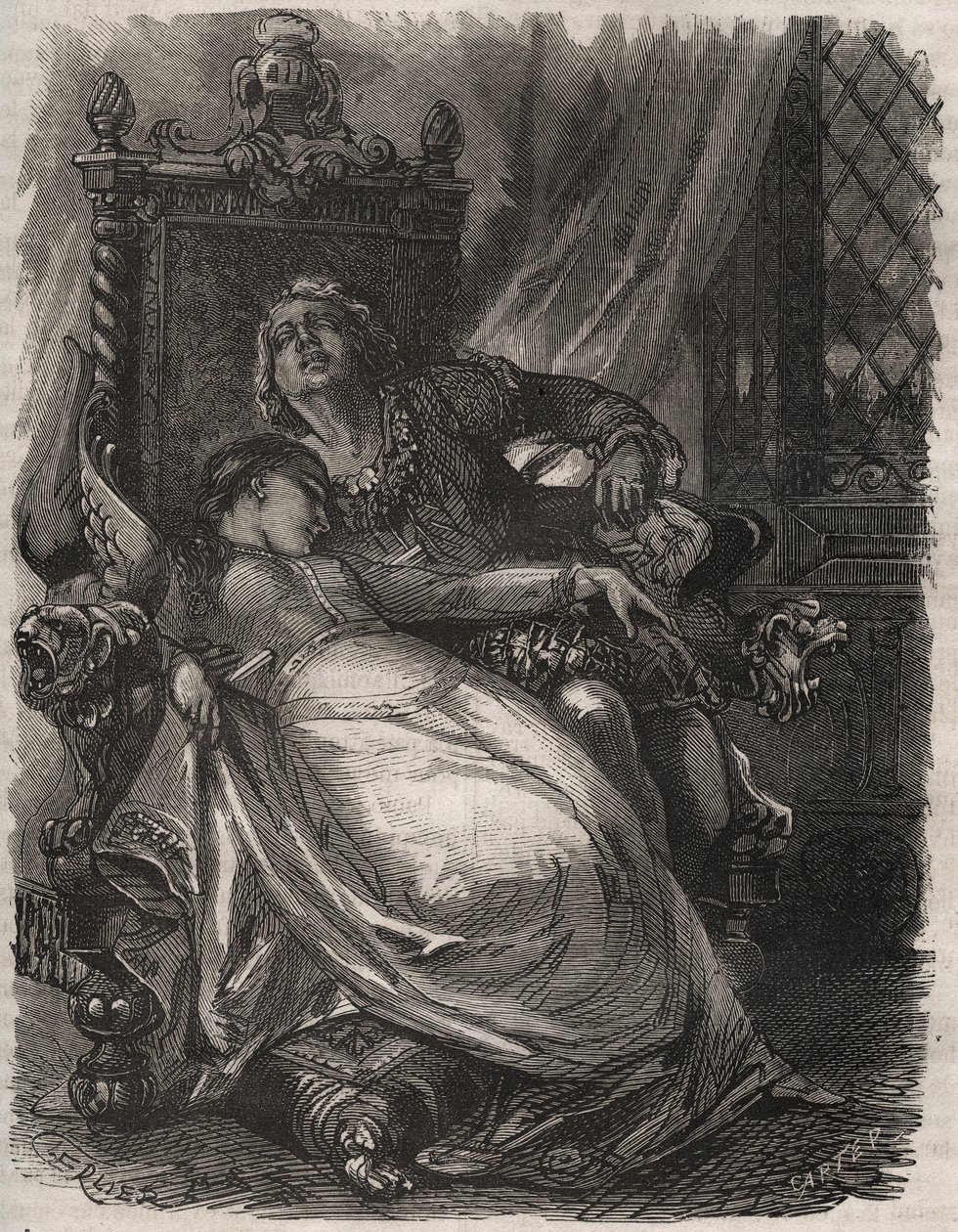 Mort de Paolo et Francesca : la femme de Francesca Da Rimini - French School