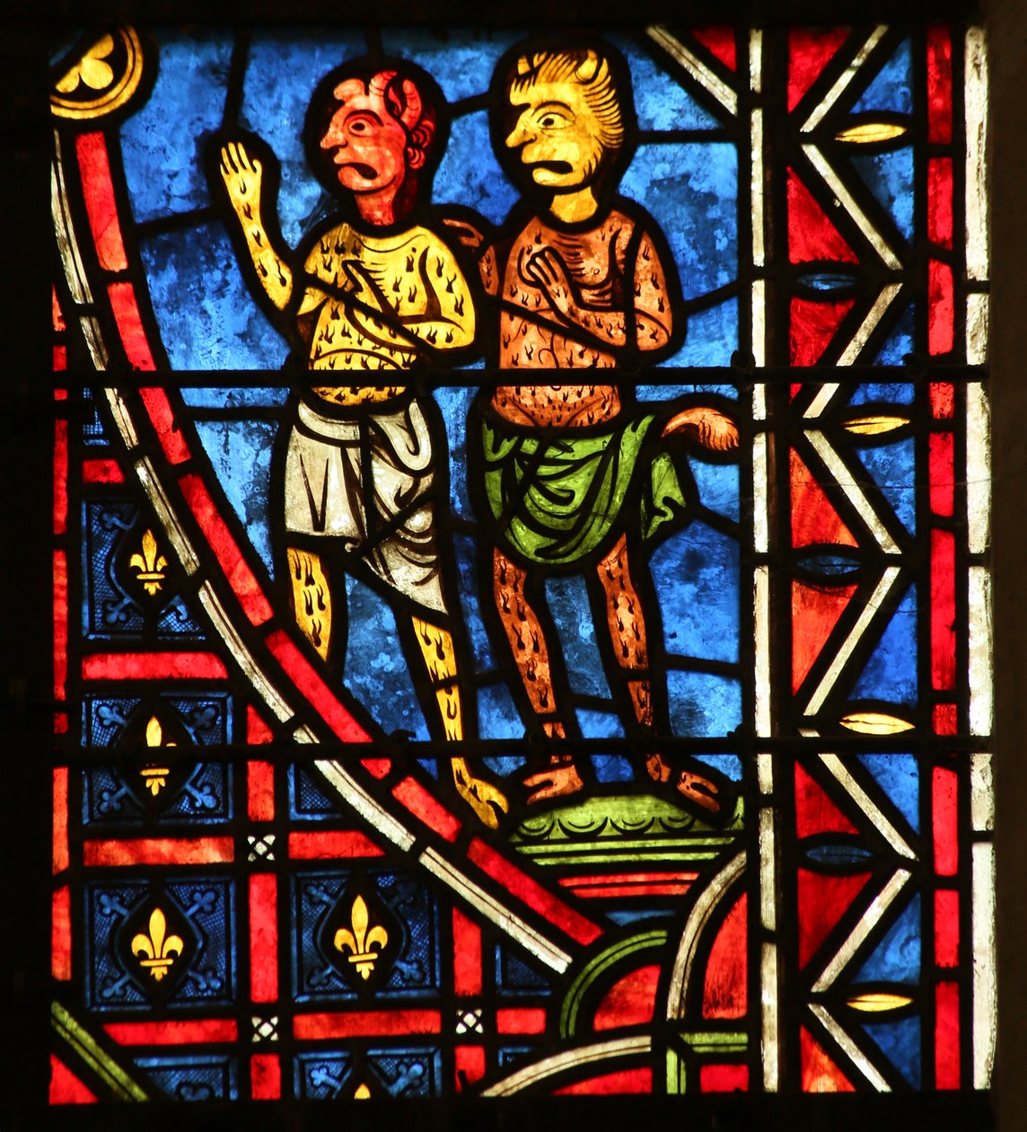 Les démons regardent Théophile - French School