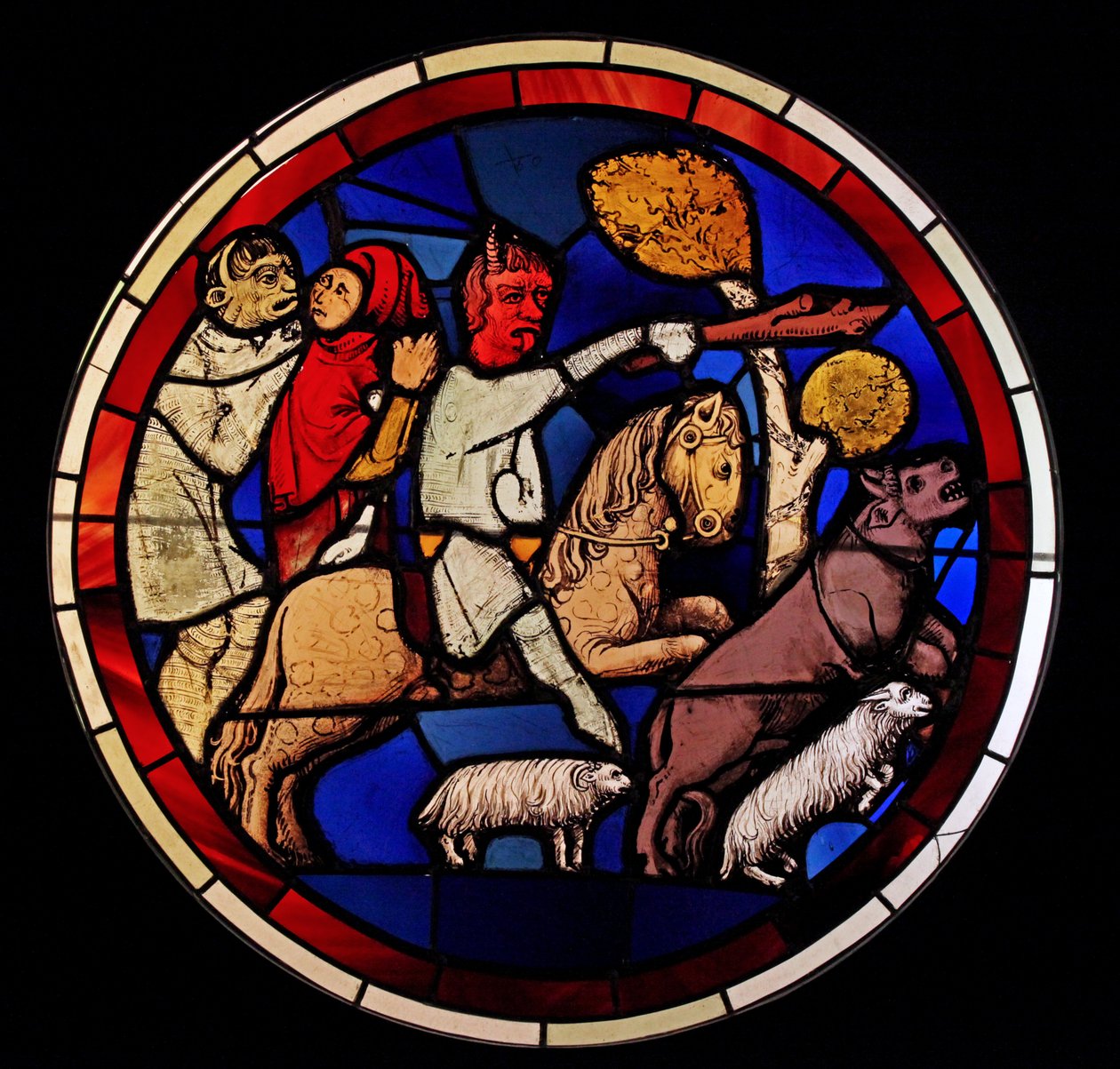 Job perd son troupeau, ex Sainte-Chapelle, Baie D - French School