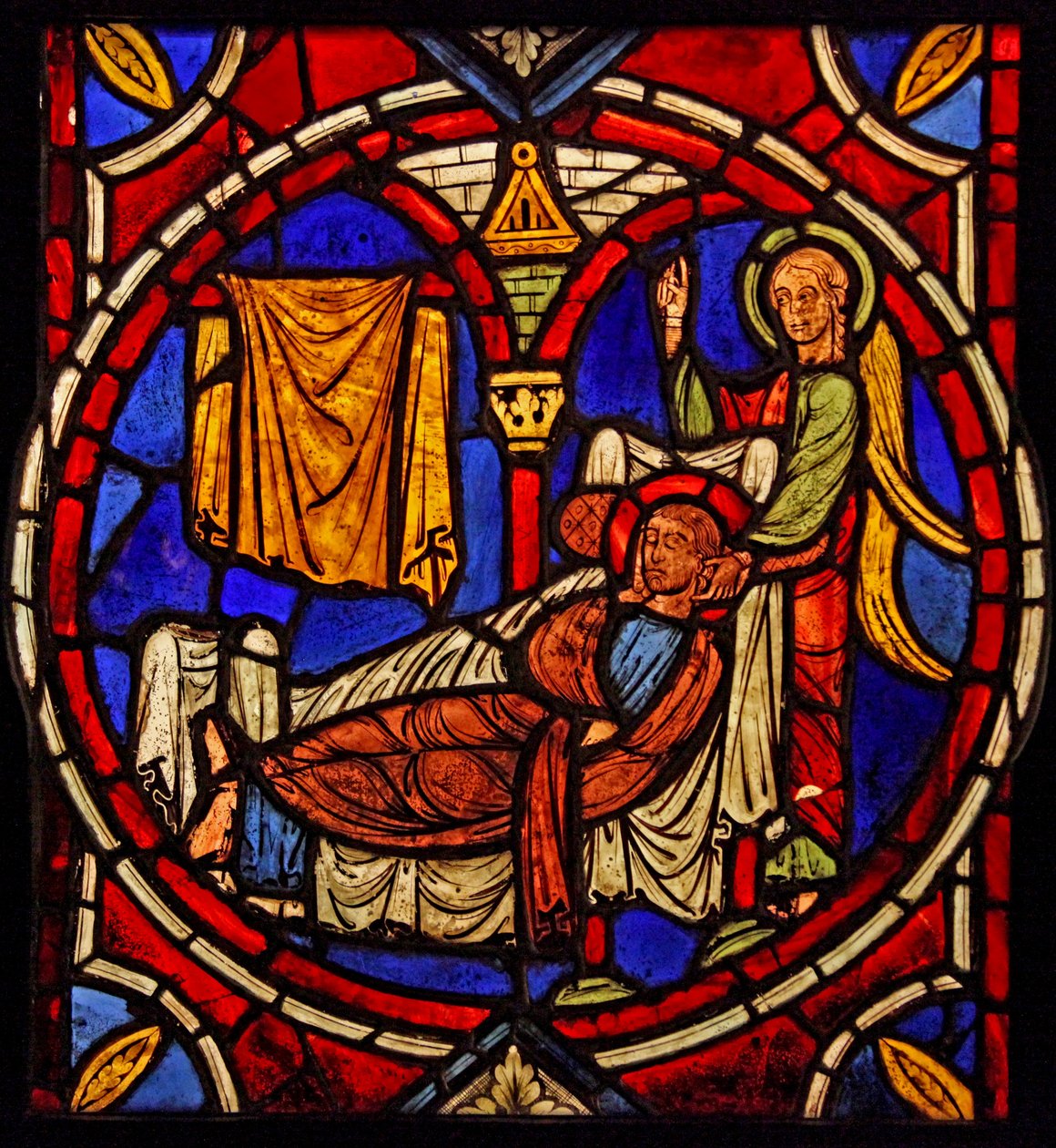 Saint Martin éclairé dans son sommeil par un ange? (ex Varennes-Jarcy - originellement de l